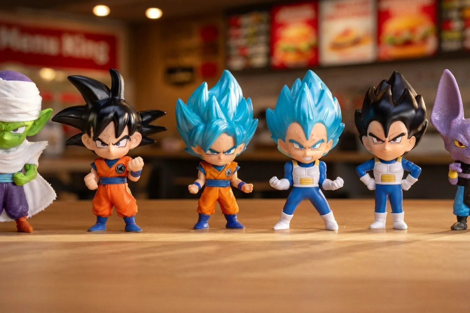 Dragon Ball Super : Burger King lance une collection exclusive de six figurines aux États-Unis