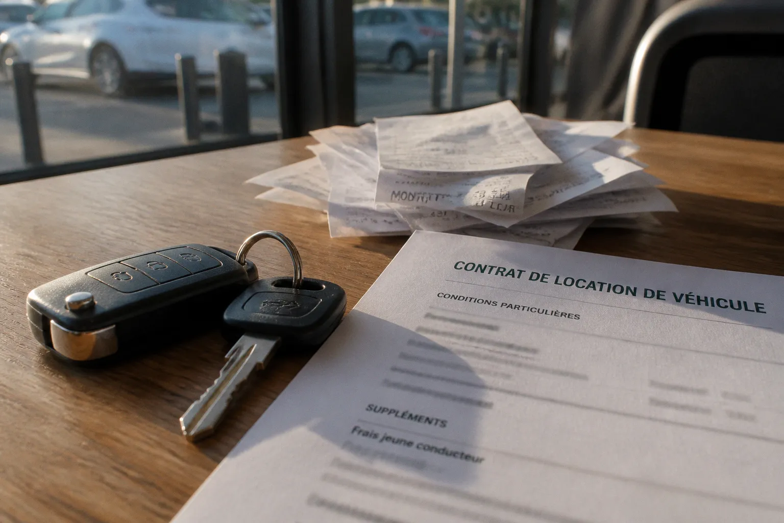 Location voiture jeune conducteur : frais pour les conventions