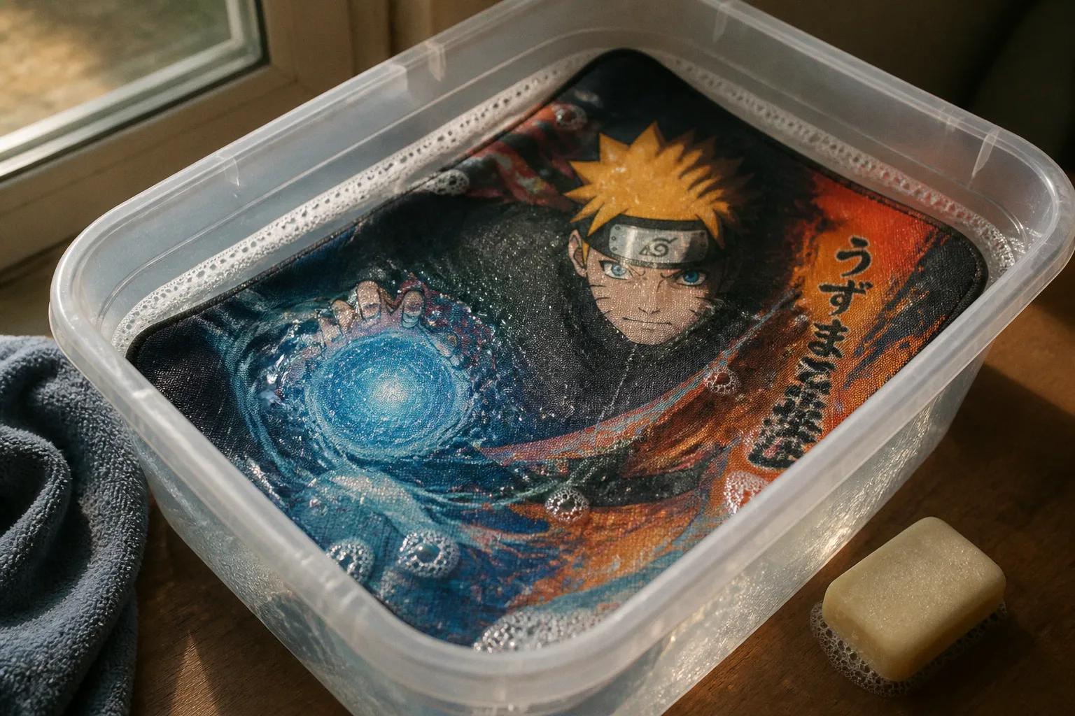 Tapis de jeu manga : la méthode pour le laver sans risque